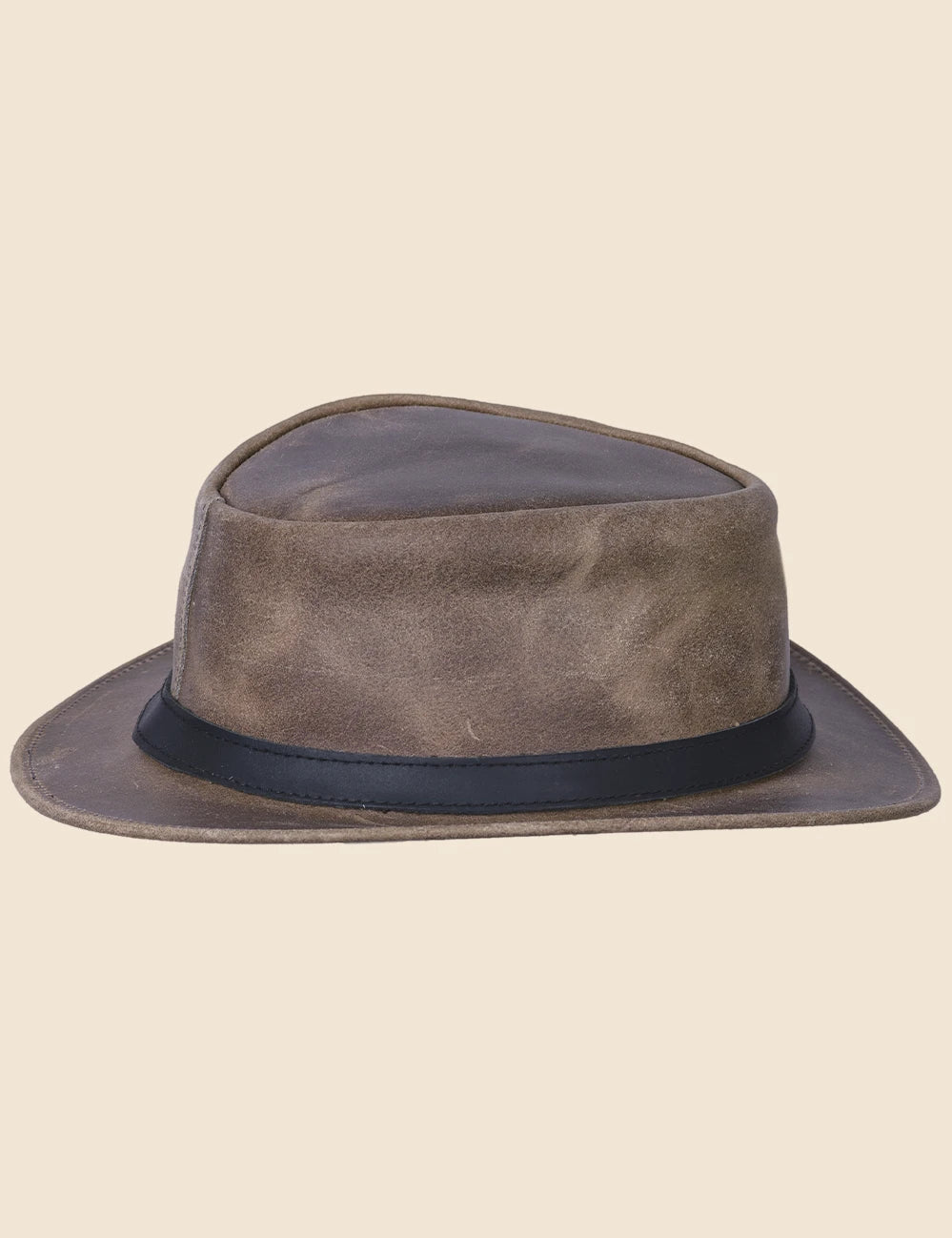 Rodeo Aussie Leather Cowboy Hat