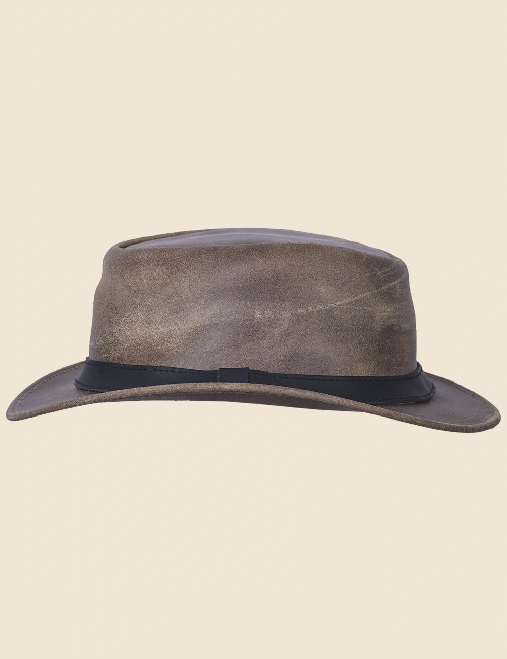 Rodeo Aussie Leather Cowboy Hat