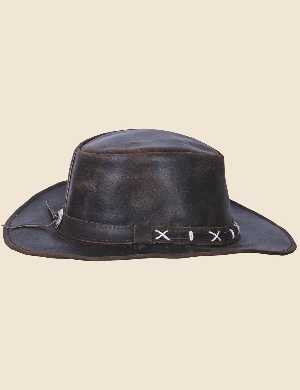 Classic Cowboy Leather Hat