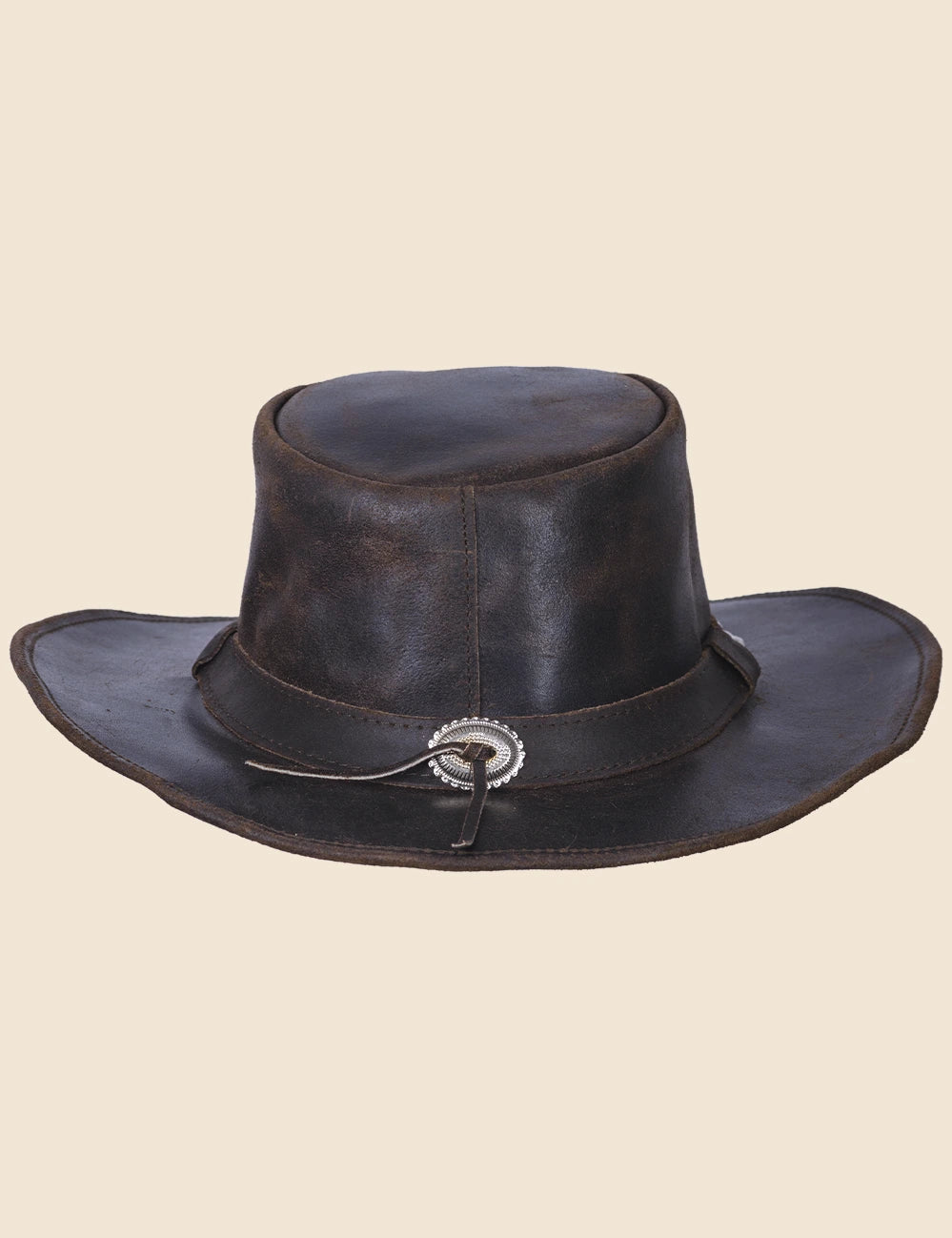 Classic Cowboy Leather Hat