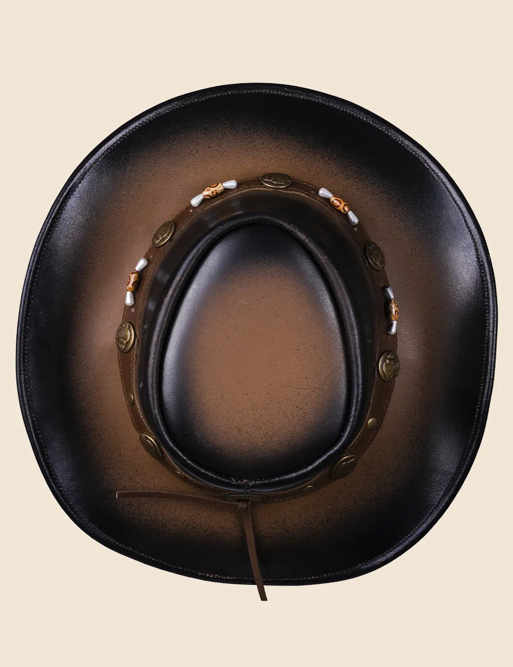Bone Trail Cowboy Leather Hat