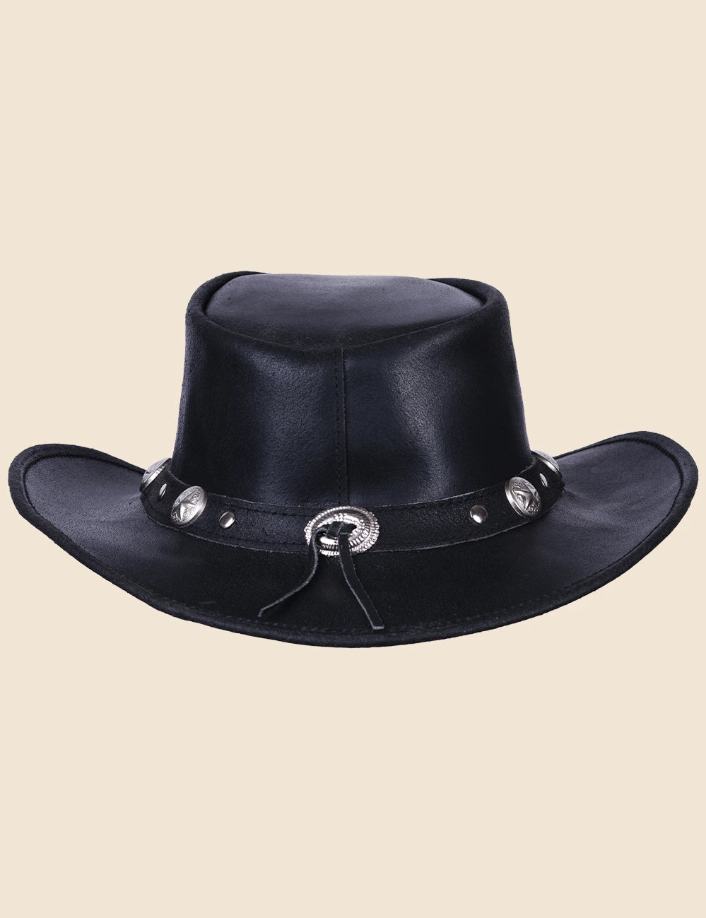Star Marshal Cowboy Leather Hat