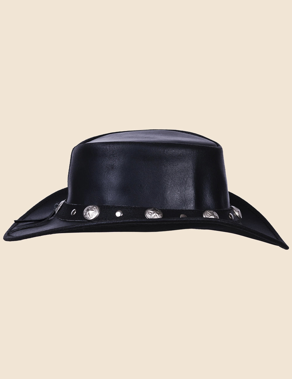Star Marshal Cowboy Leather Hat