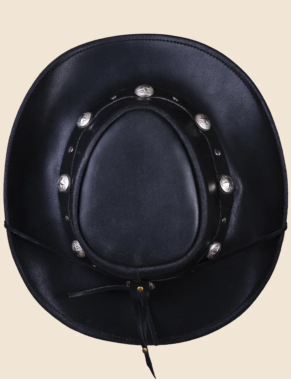 Star Marshal Cowboy Leather Hat