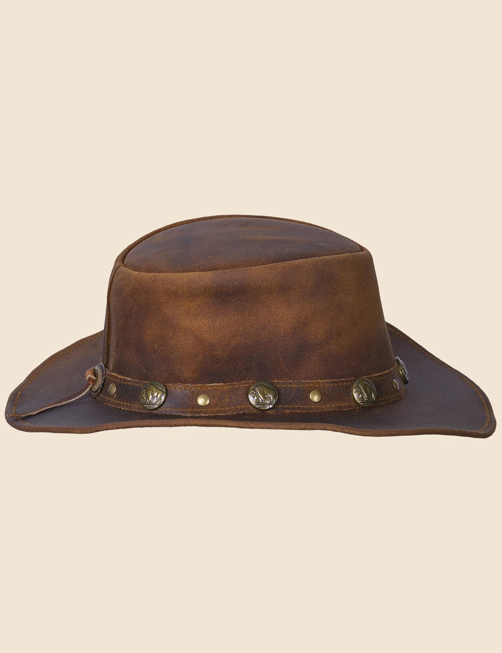 Wild West Cowboy Leather Hat