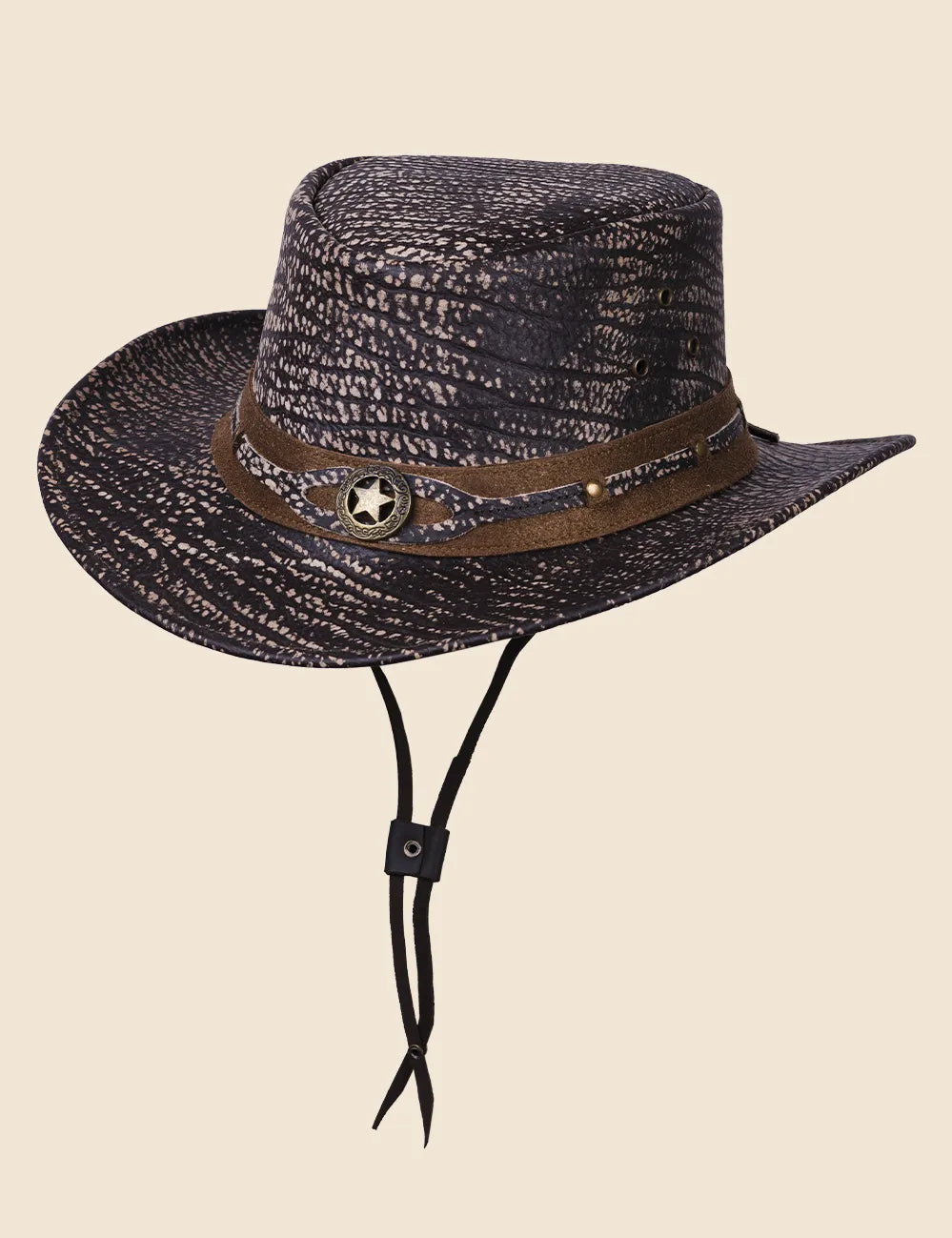 Ironstar Cowboy Leather Hat