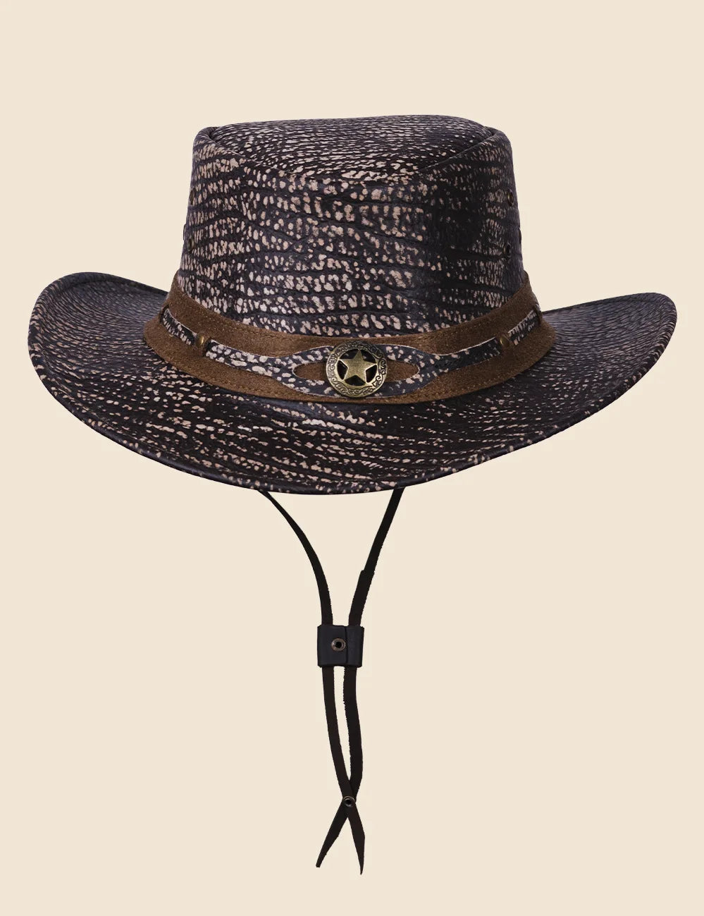 Ironstar Cowboy Leather Hat