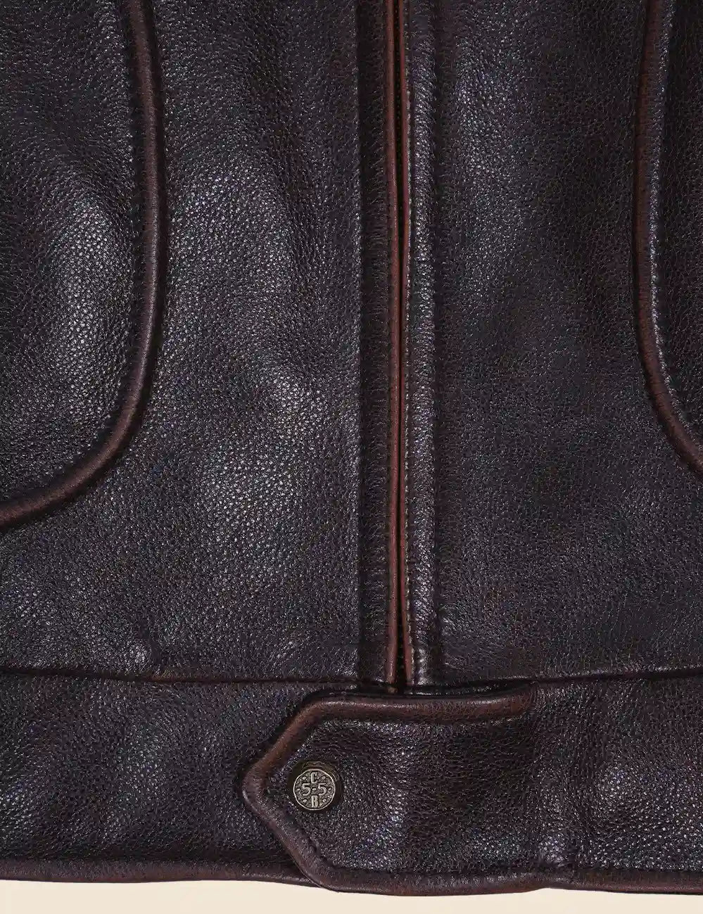 Ervin Baker 01 Leather Jacket brown