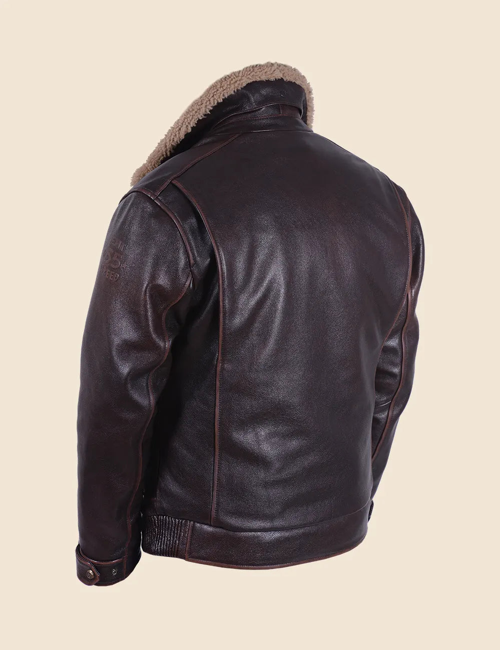Ervin Baker 01 Leather Jacket brown
