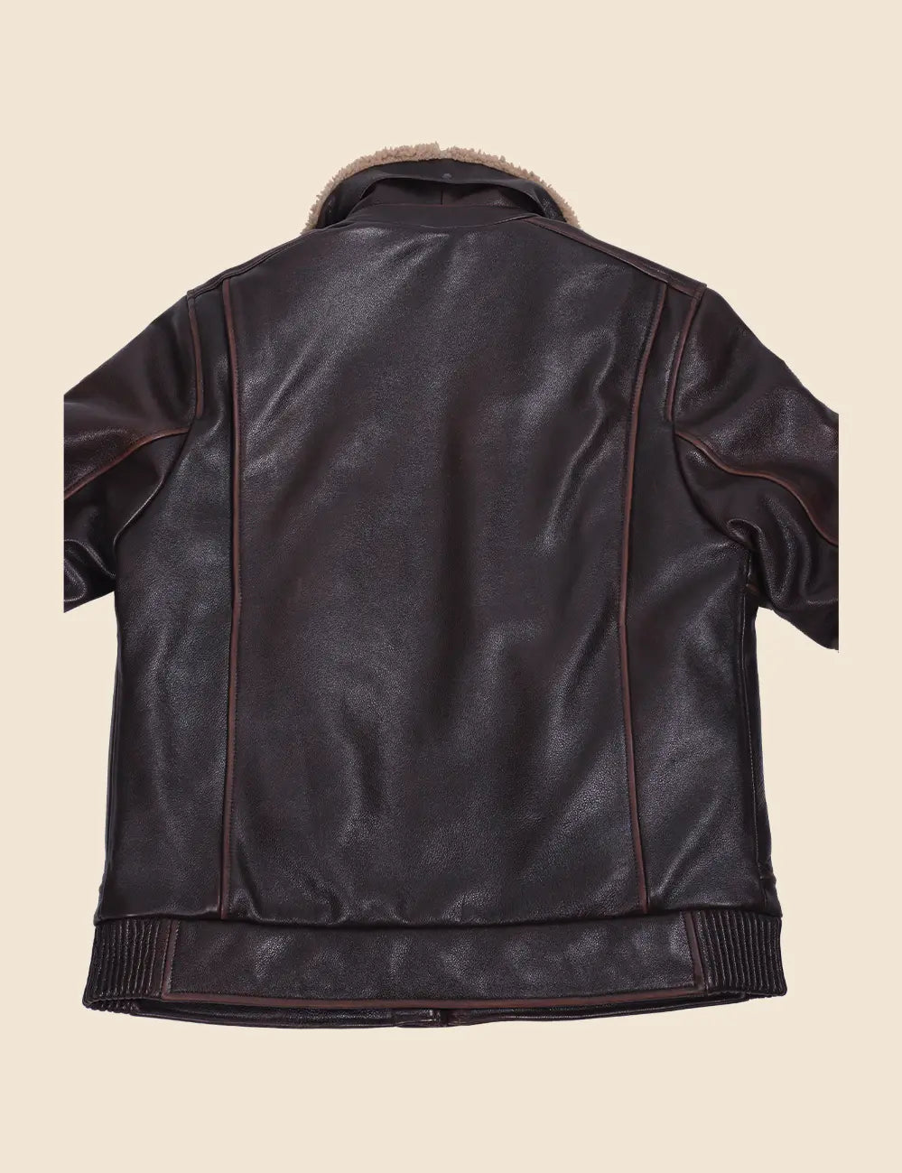 Ervin Baker 01 Leather Jacket brown