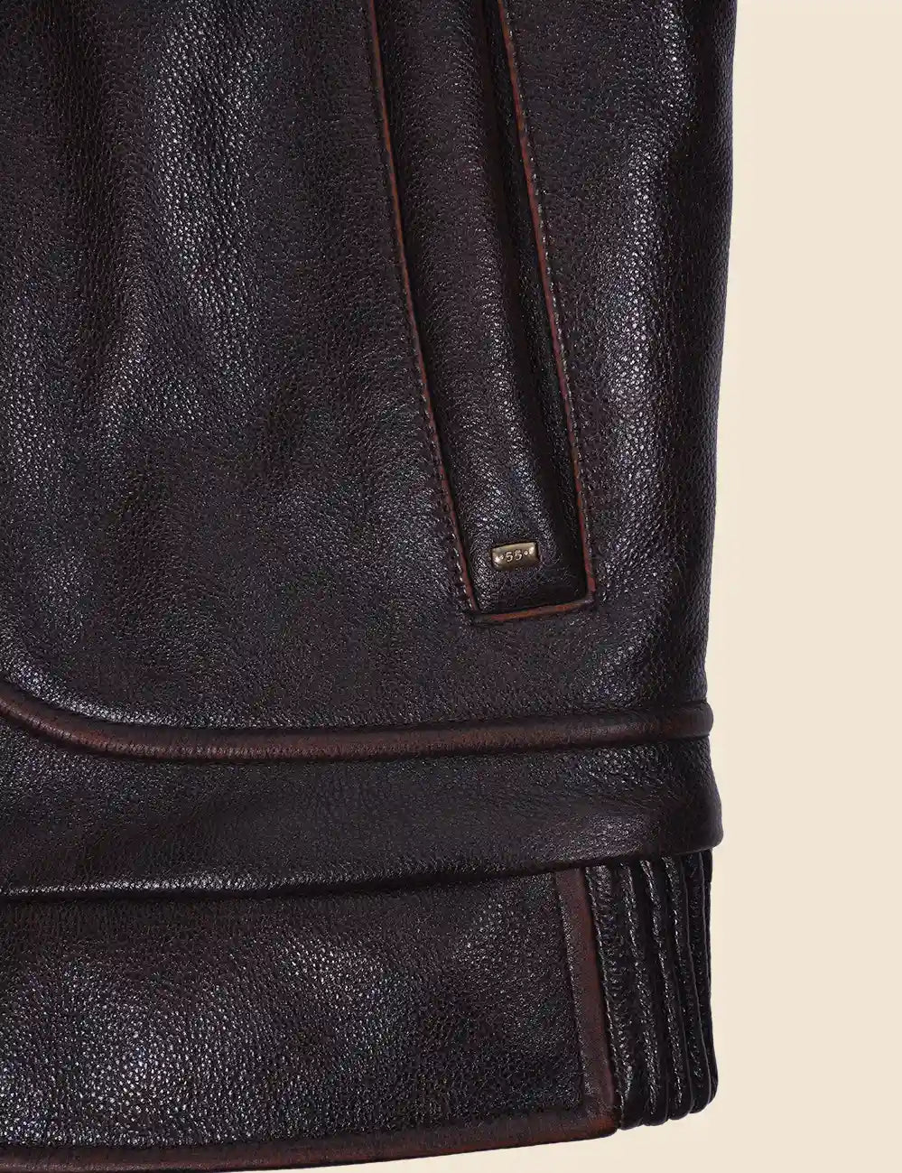 Ervin Baker 01 Leather Jacket brown