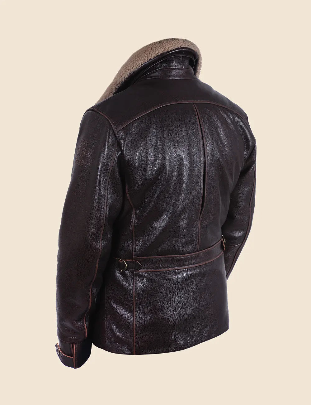 Falcon M10 Leather Jacket brown