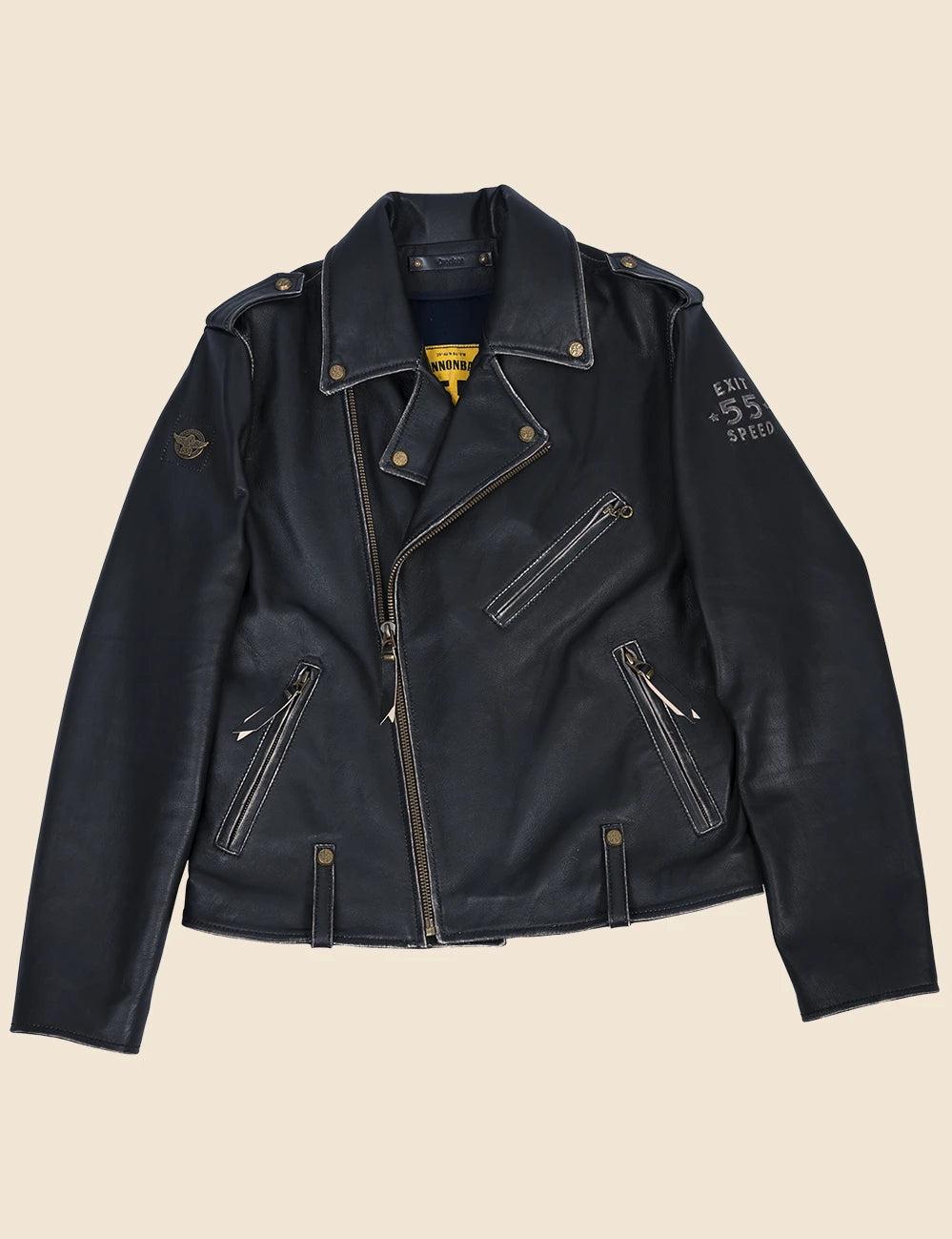 Crocker Leather Jacket black