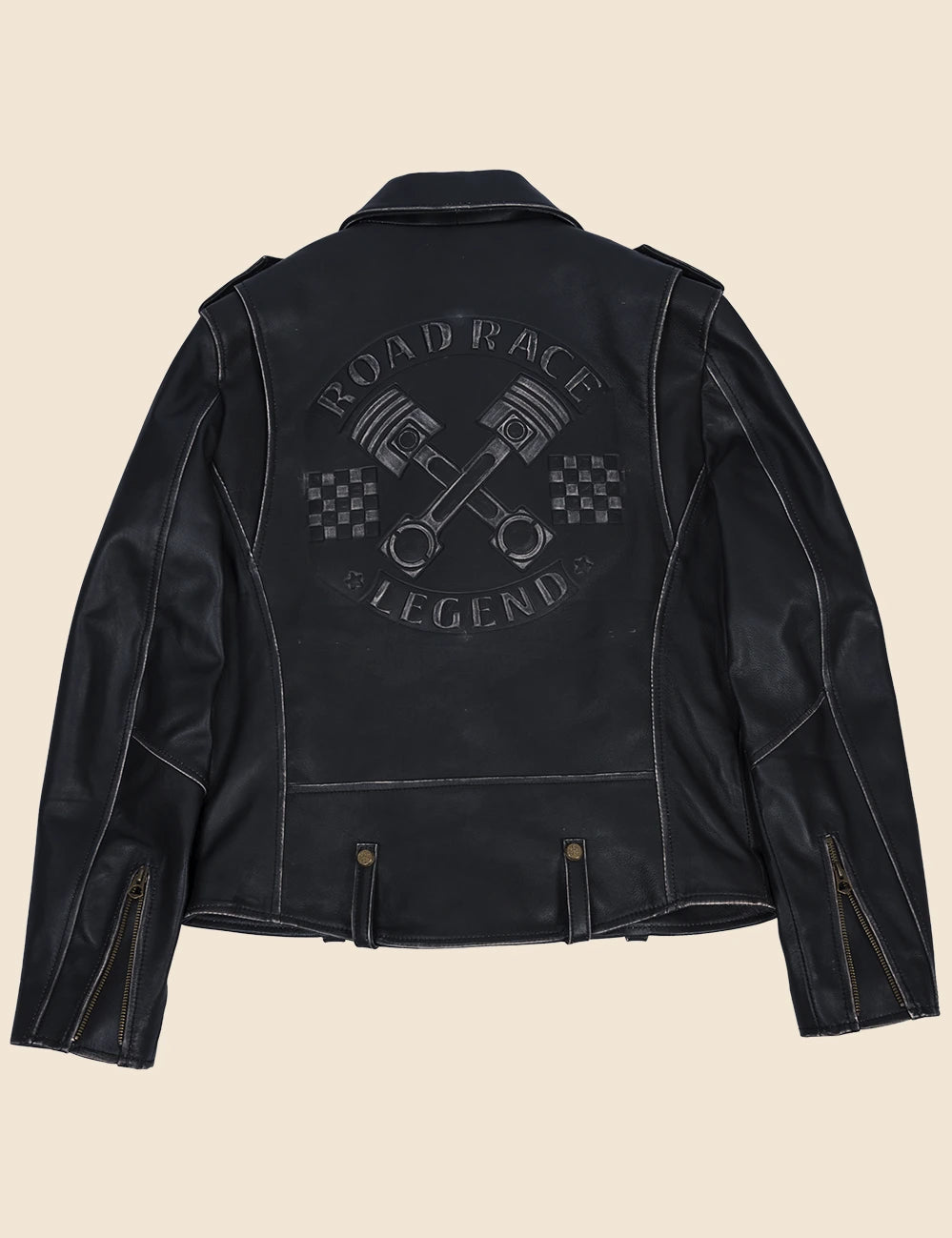 Crocker Leather Jacket black