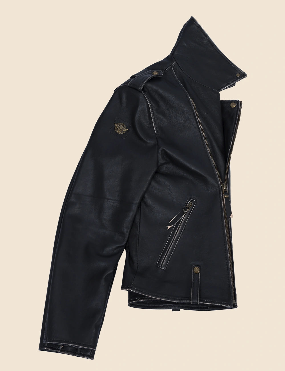 Crocker Leather Jacket black