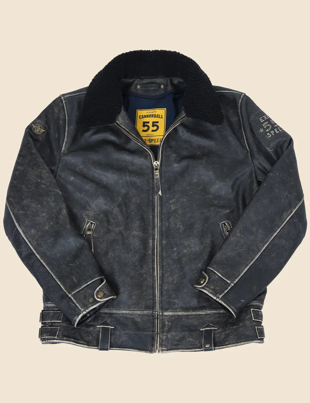 Highway Patrol Leather Jacket black