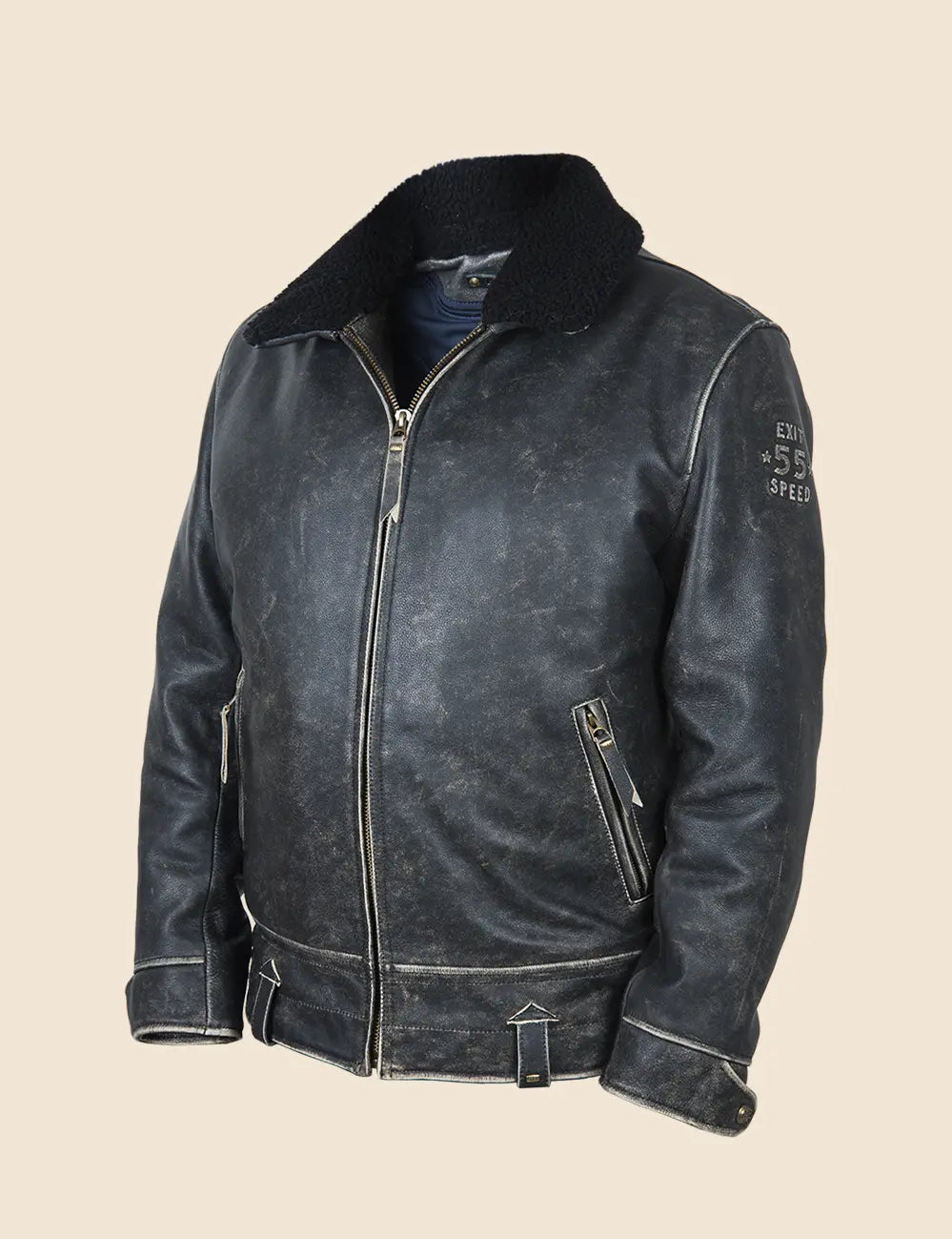 Highway Patrol Leather Jacket black