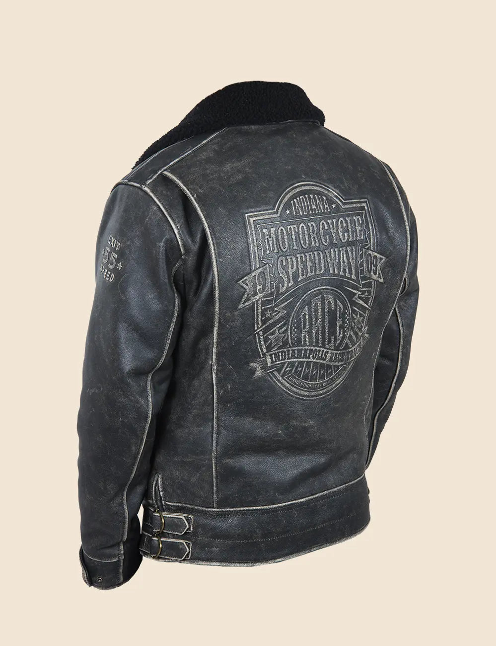 Highway Patrol Leather Jacket black