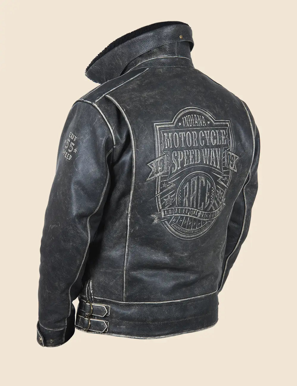 Highway Patrol Leather Jacket black