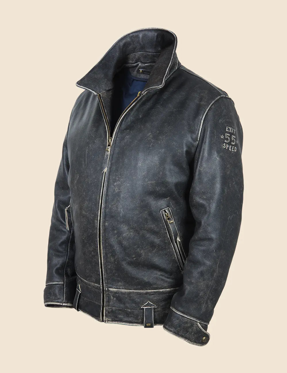 Highway Patrol Leather Jacket black