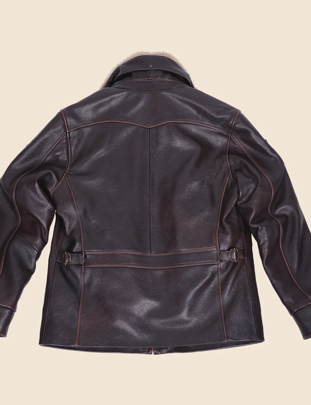 Graham-Paige Leather Jacket cracker brown