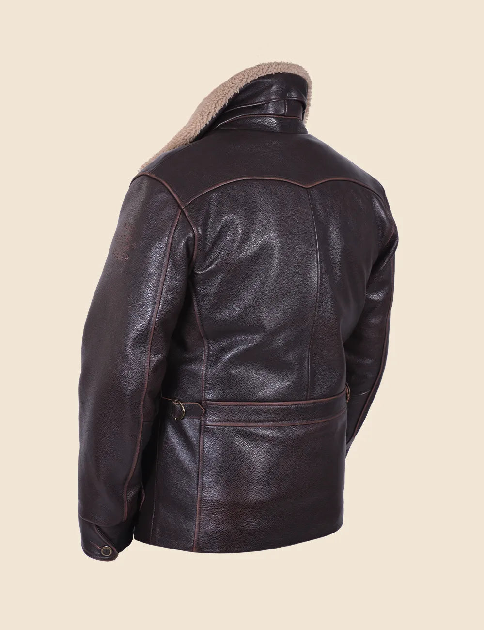 Graham-Paige Leather Jacket cracker brown