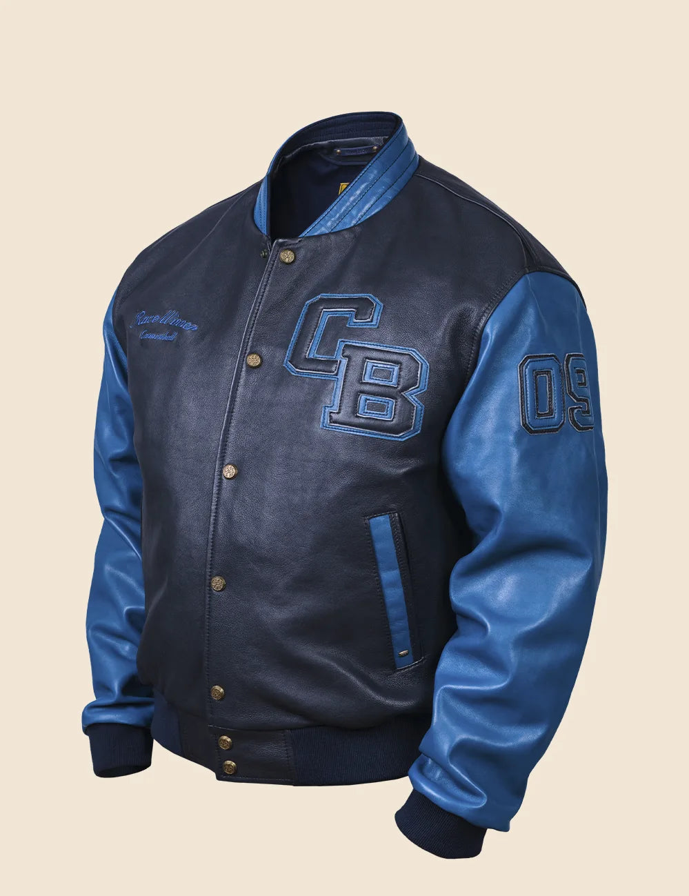 Winner 1909 Leather Varsity Jacket