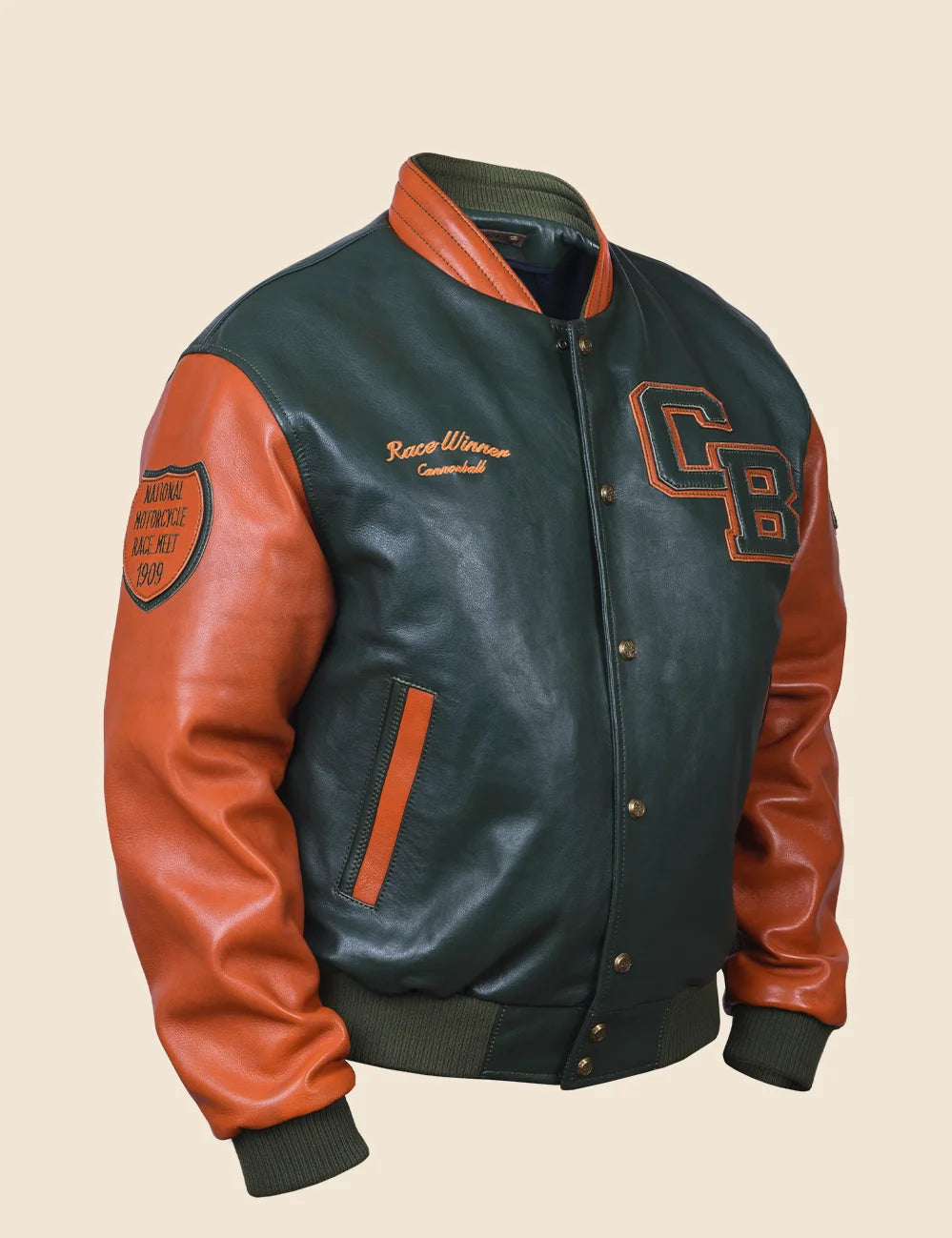 Winner Leather Varsity Jacket