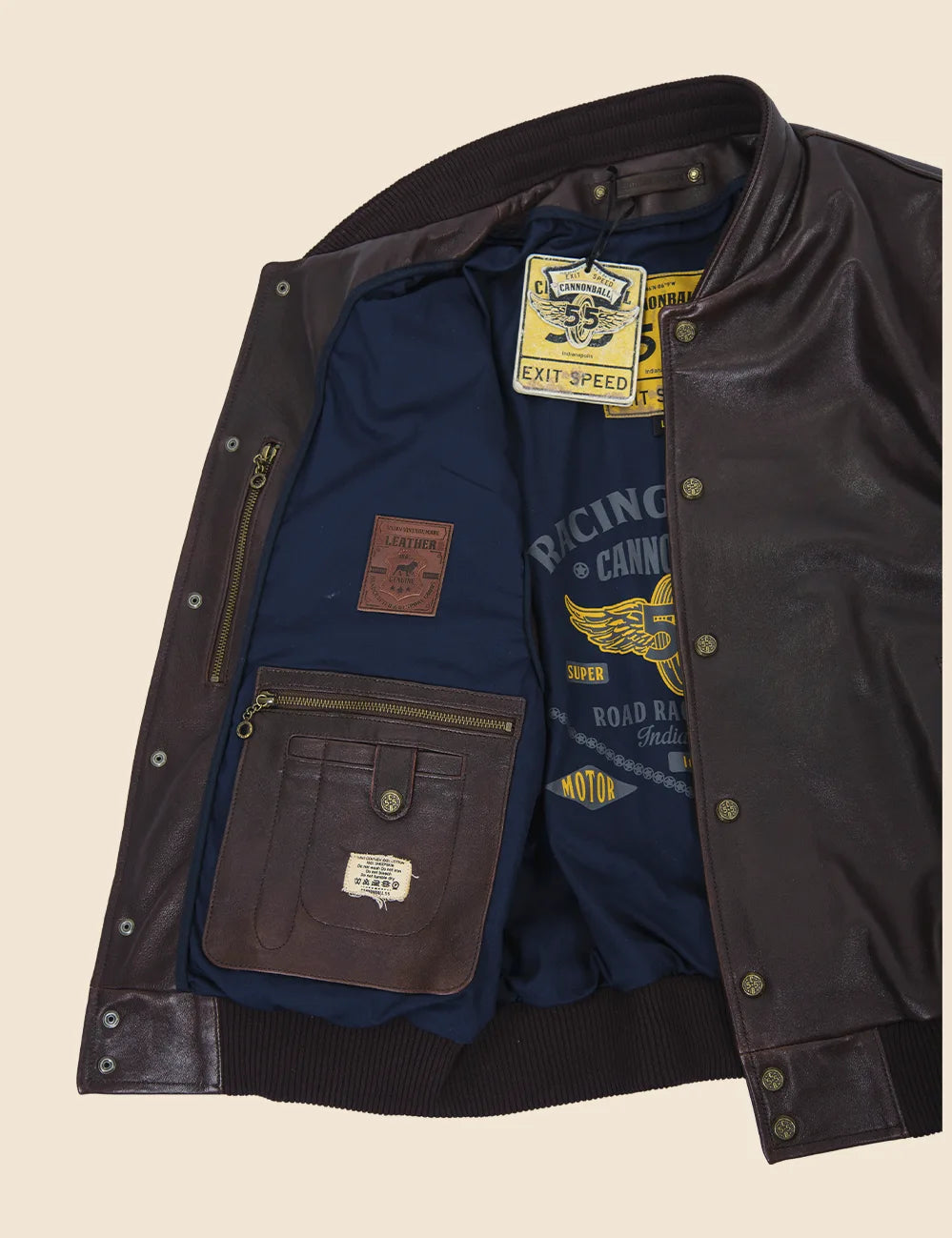 Columbia Tigers Leather Varsity Jacket