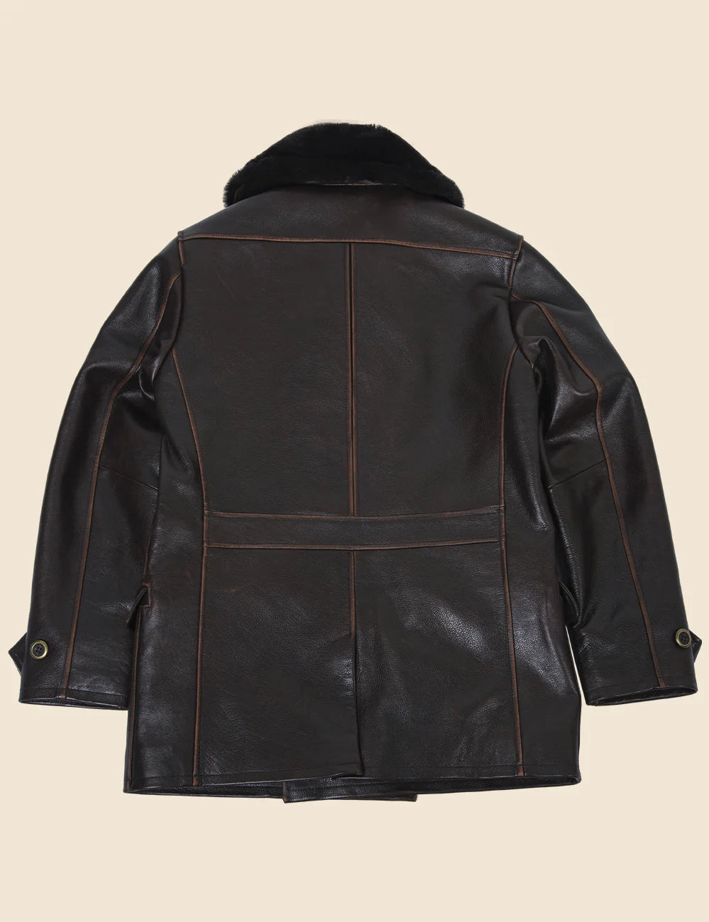 Great Western Leather Peacoat