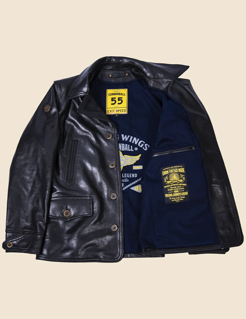 Cannonball Run Leather Jacket