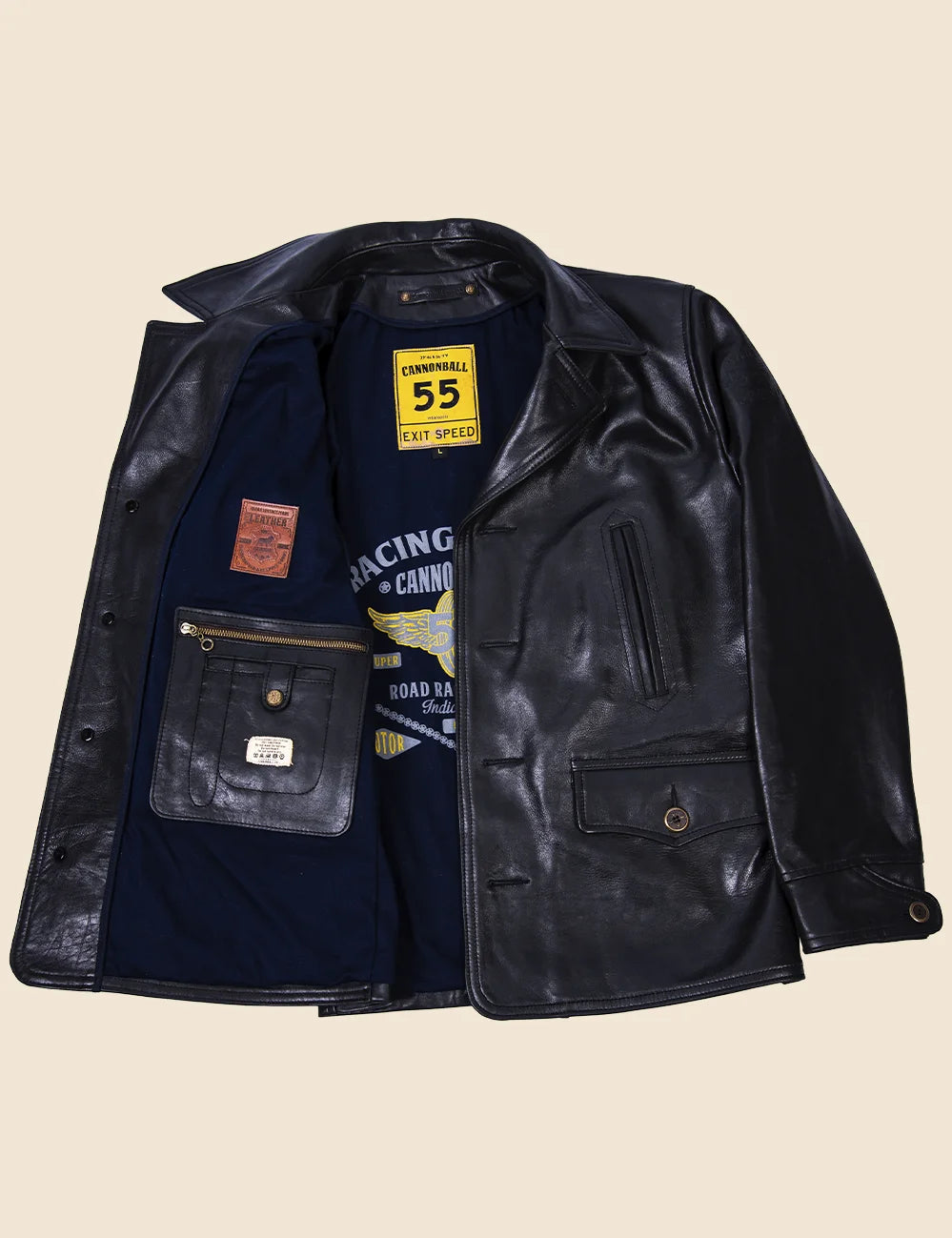 Cannonball Run Leather Jacket