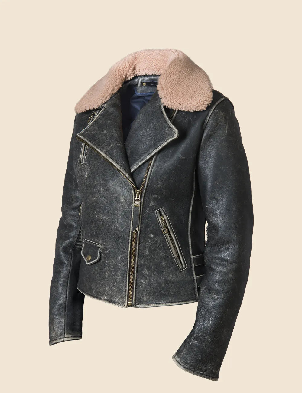 Mary McGee Women Leather Jacket