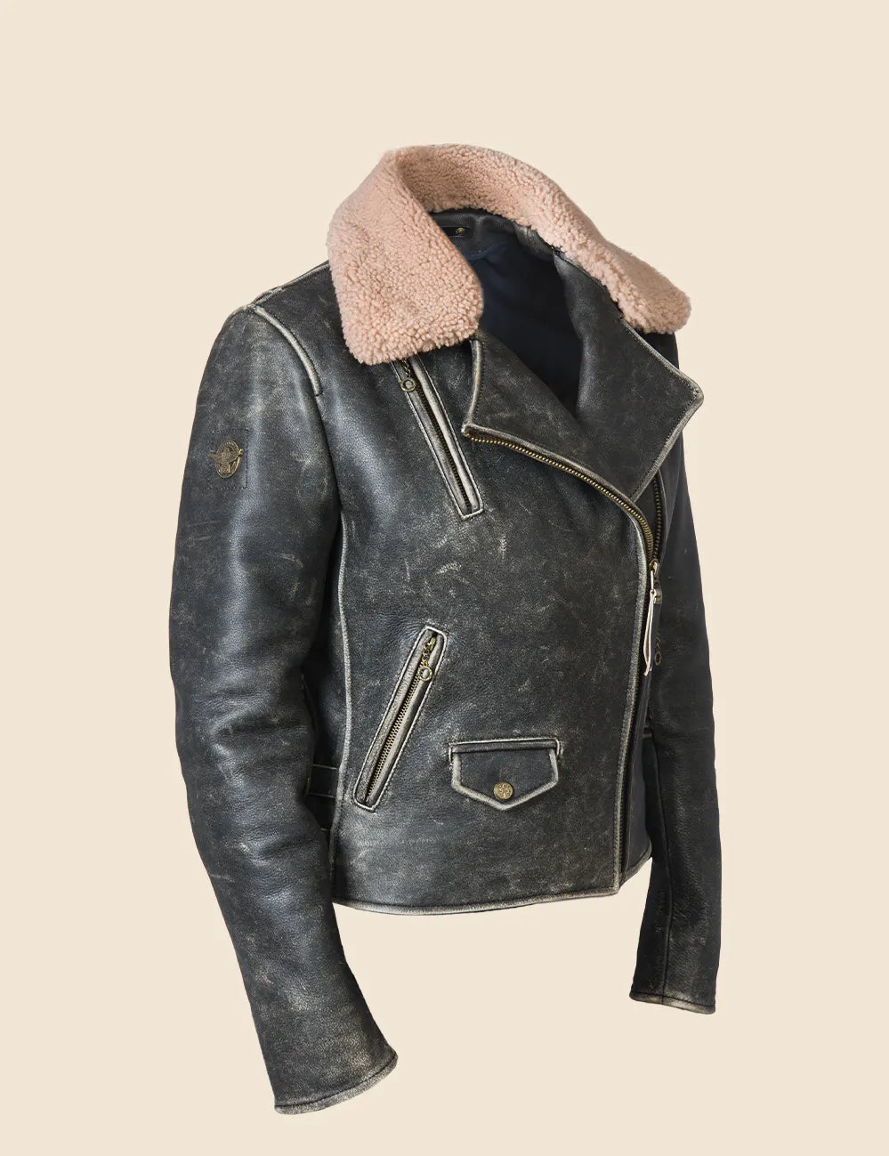Mary McGee Women Leather Jacket